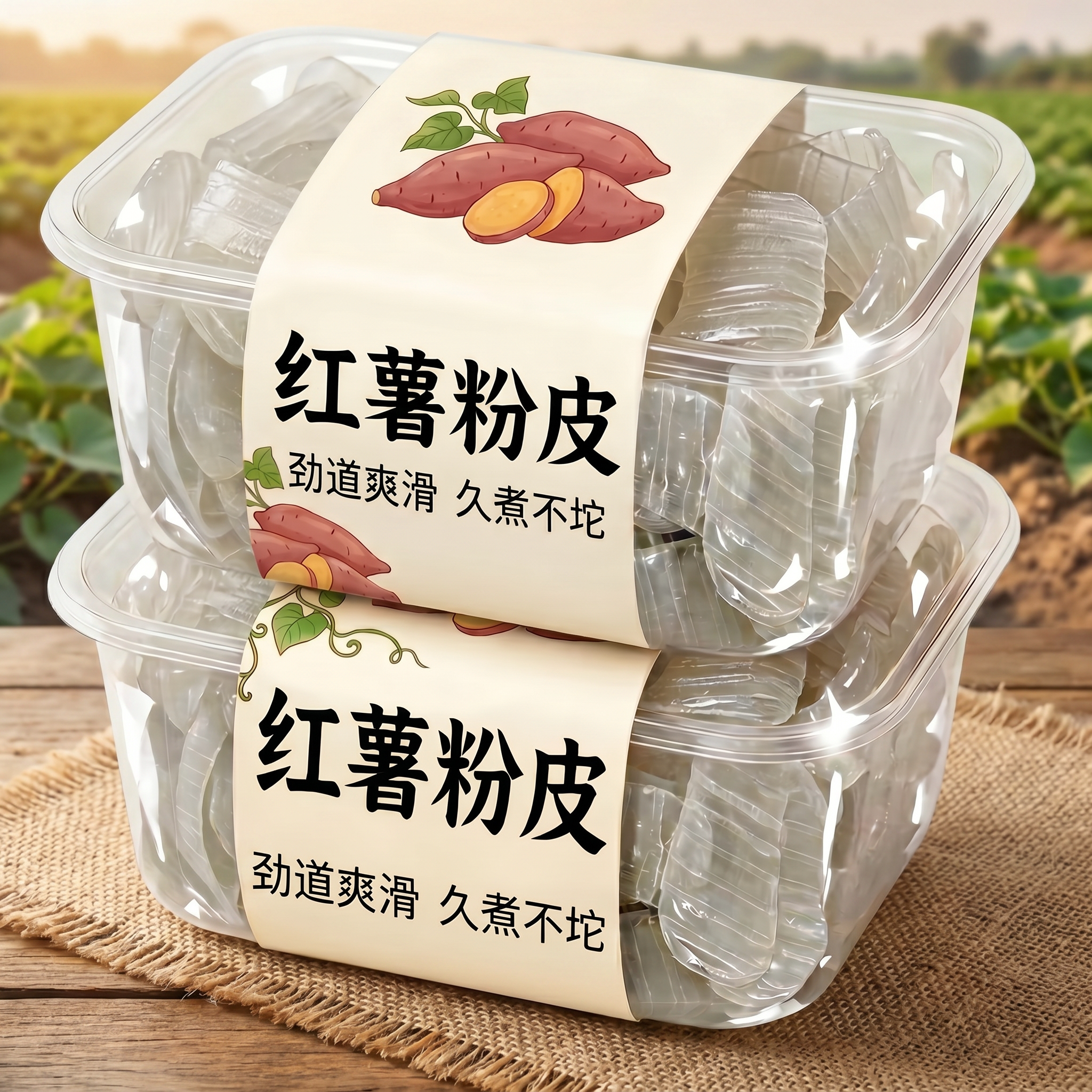 正宗红薯粉皮纯手工无添加官方旗舰店琵琶山东特产宽粉苕皮凉拌