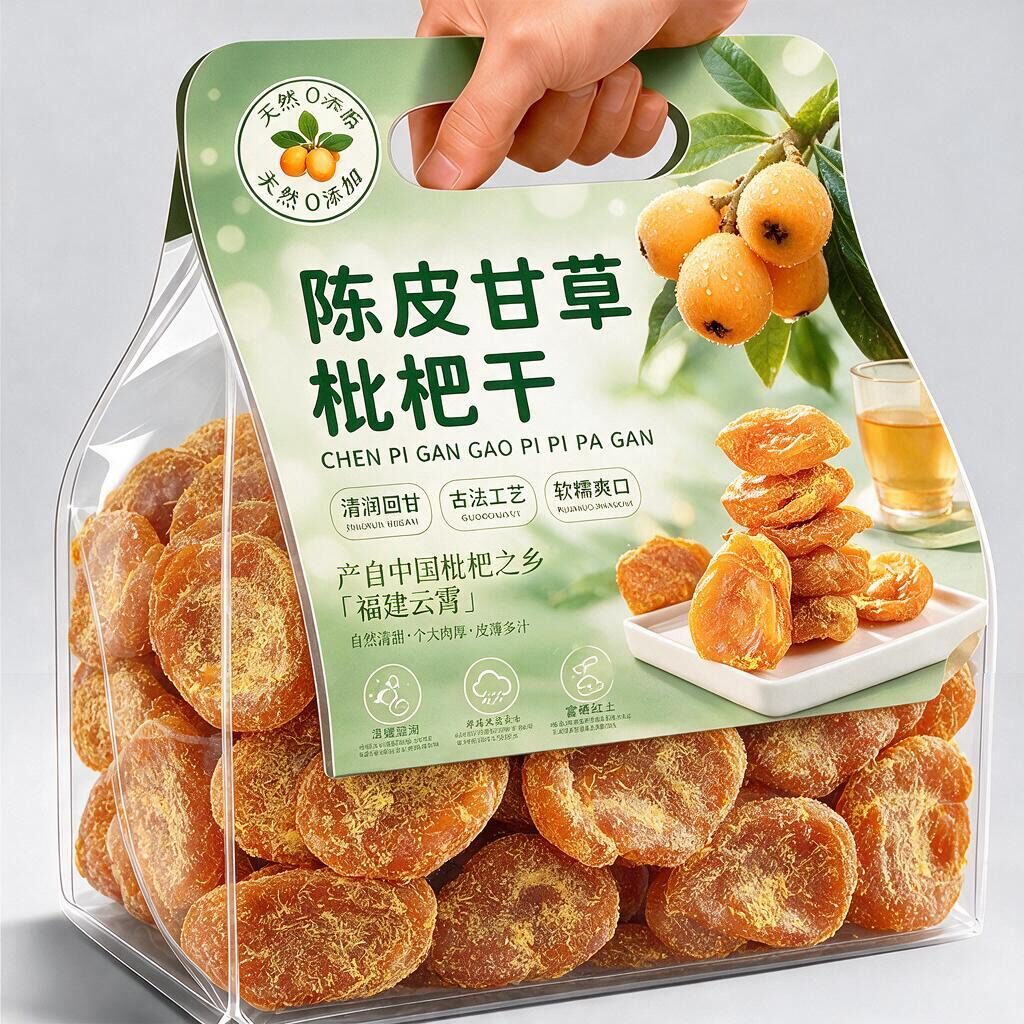 【拒绝杏干凑数】陈皮甘草枇杷干图片