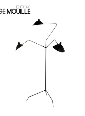 【原装正品】 法国 Editions Serge| Mouille Standing lamp 3arm