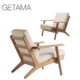 原装 沙发休闲椅低版 正品 丹麦Getama GE290 脚凳Hans Wegner