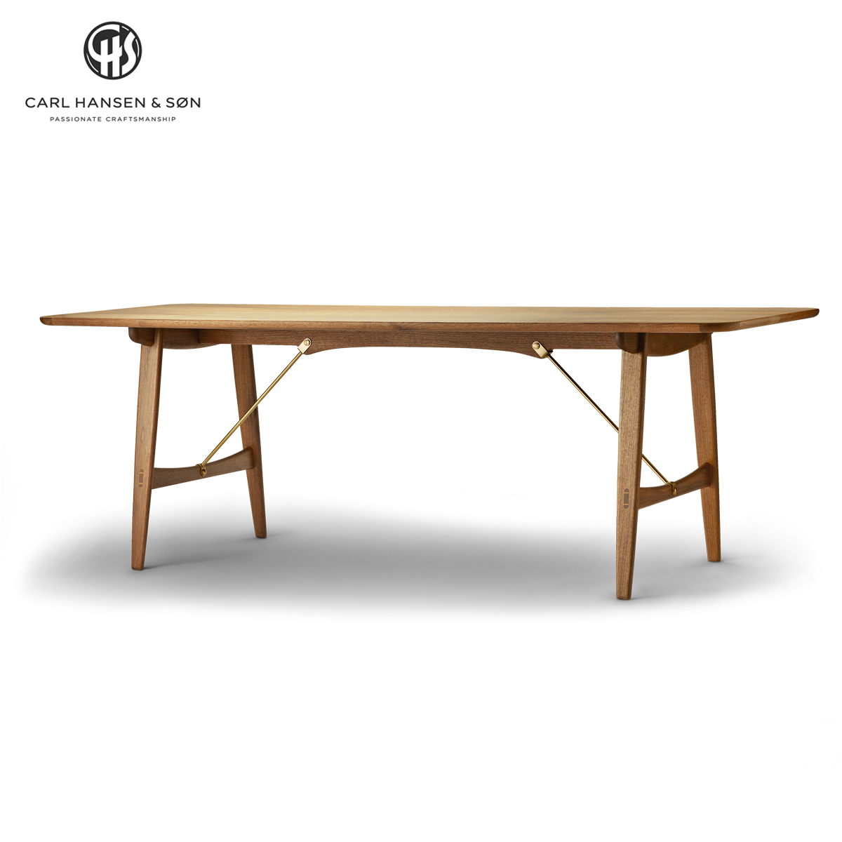 【原装正品】丹麦 Carl Hansen | BM1160 Hunting Table 实木餐桌