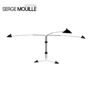 壁灯 原装 正品 Mouille lamp Wall 法国 五直臂 arms Serge