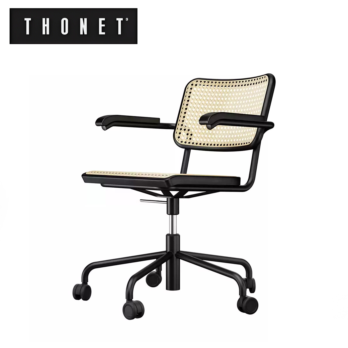 【原装正品】 德国Thonet | S64VDR 办公椅电脑椅Marcel Breuer包