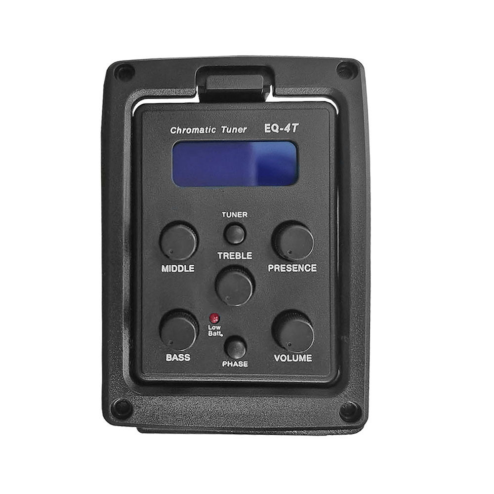 EQ4T乐器配件尤克里里电箱拾音器木吉他拾音均衡器吉他改装拾音器