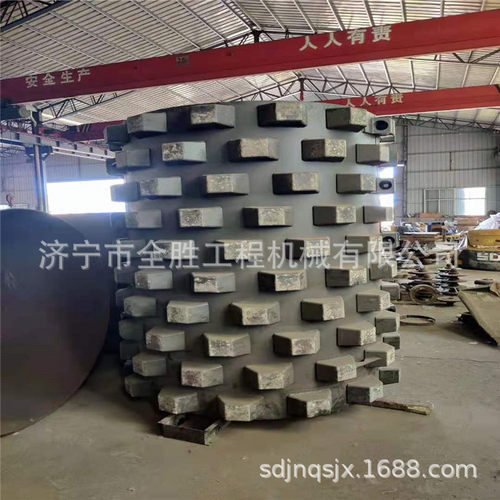 压路机羊角碾凸块实心9公分高