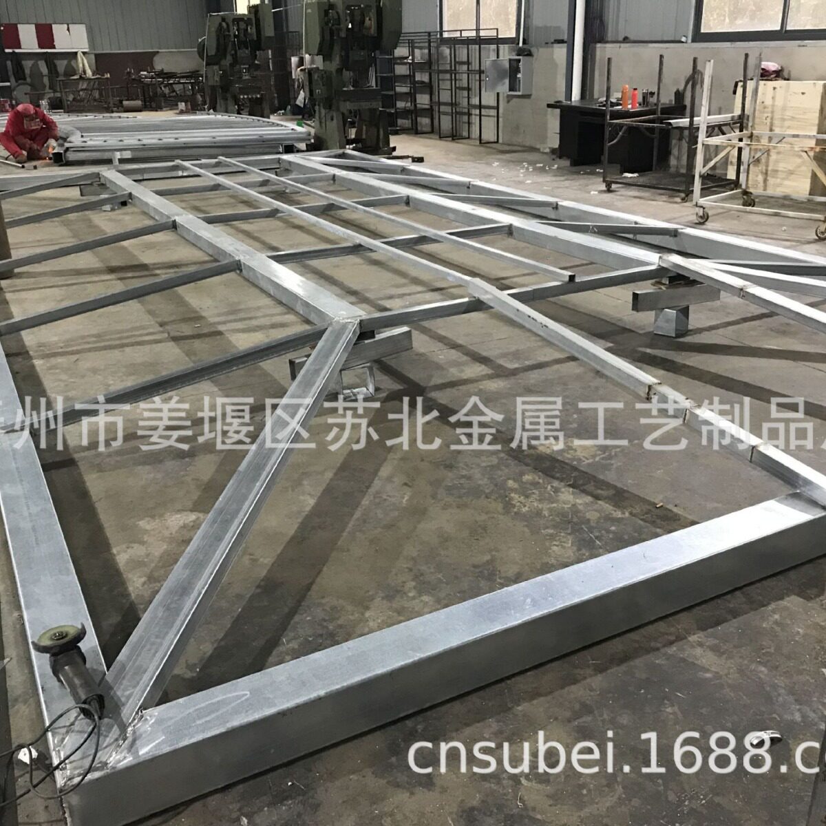 地产项目景观铁艺廊架 花园钢结构凉亭 园林室外装饰金属廊架屋面