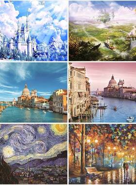 大人解压拼图高难度5000块拼图平图拼图成人1000巨型拼图大型减压