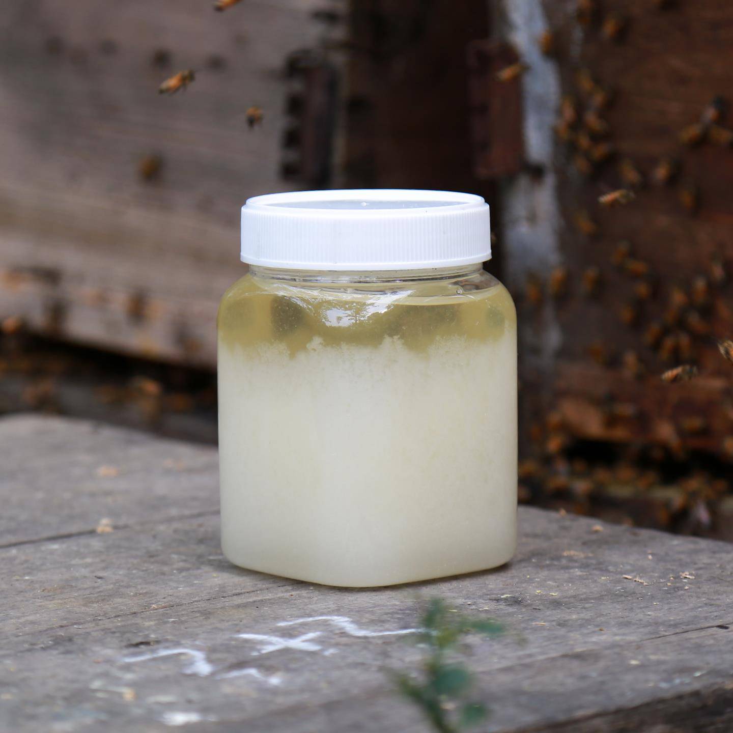 小宝蜂山珍益草蜂蜜然农母家自产HZW蜜结晶蜜50天0g包邮