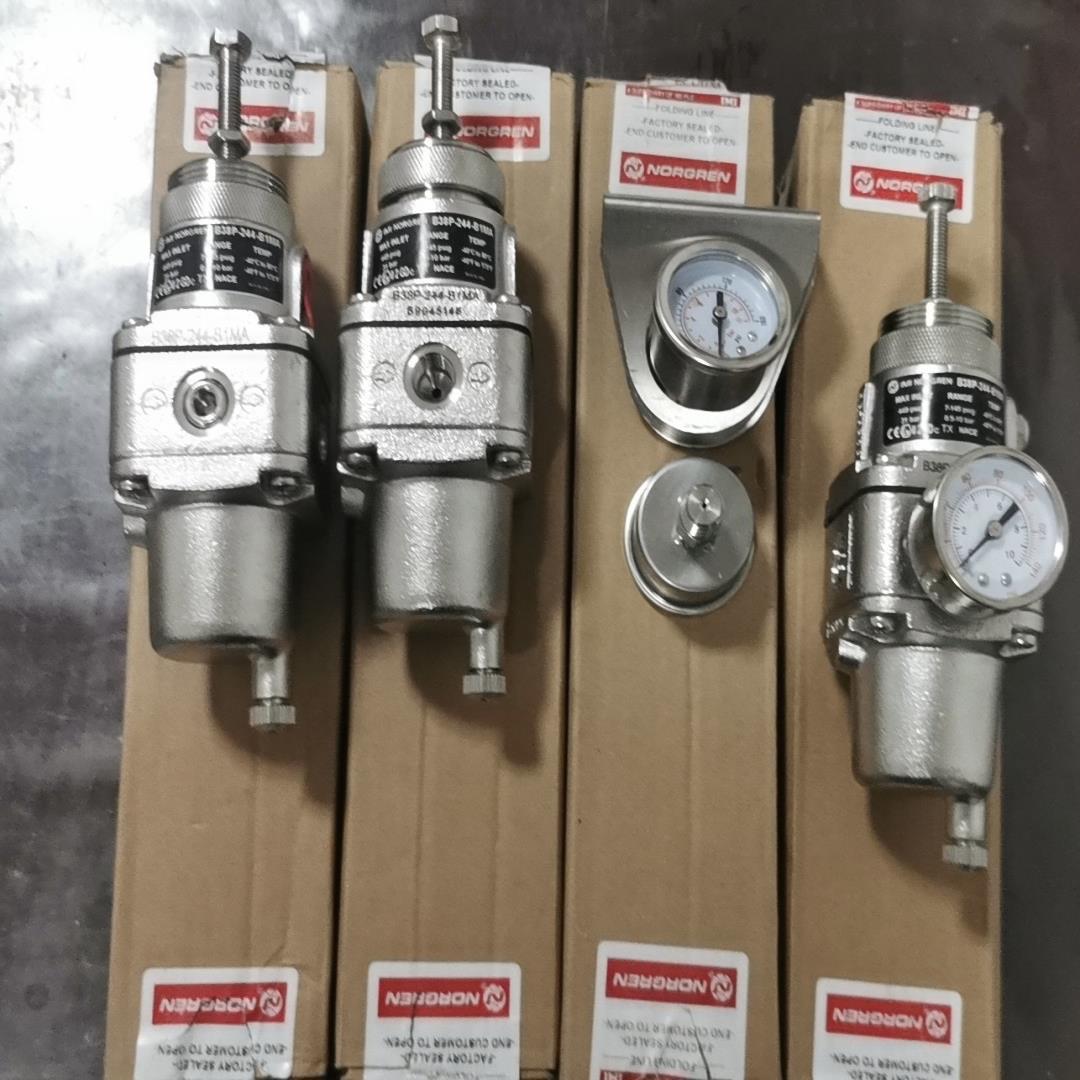 诺冠不锈钢减压阀norgren B38P-244-B1MA，