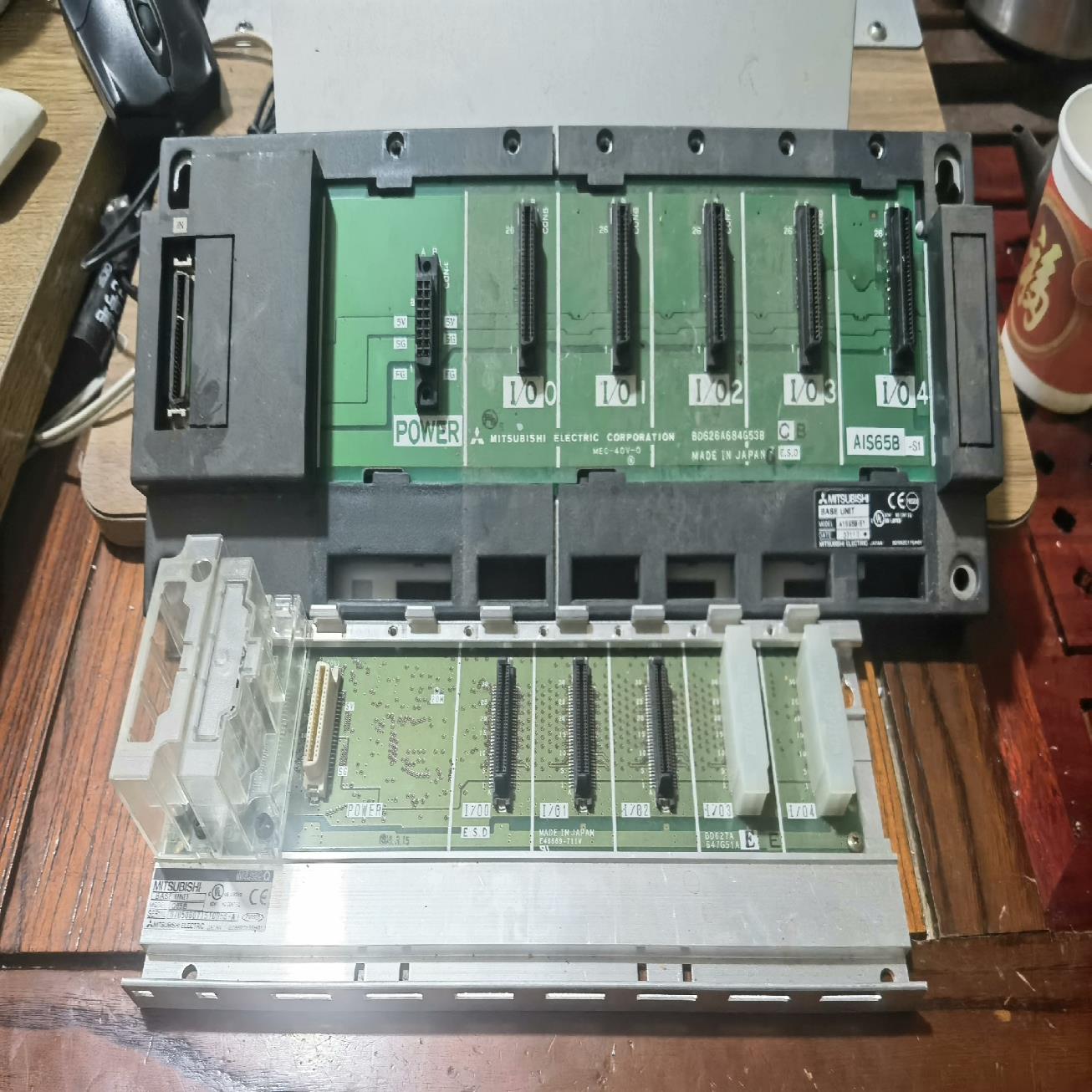 三菱PLC基板拆机件 Q65B   AIS65B  功能包好