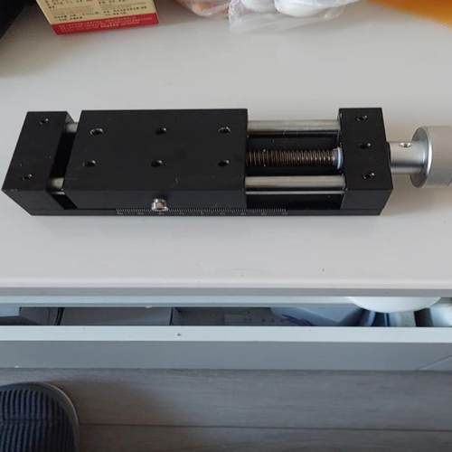 PDV派迪威手动滑台X轴/进给丝杆简易直线导轨。转动顺滑。成