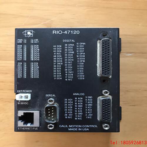 【非标价】控制卡 GALIL RIO-47120