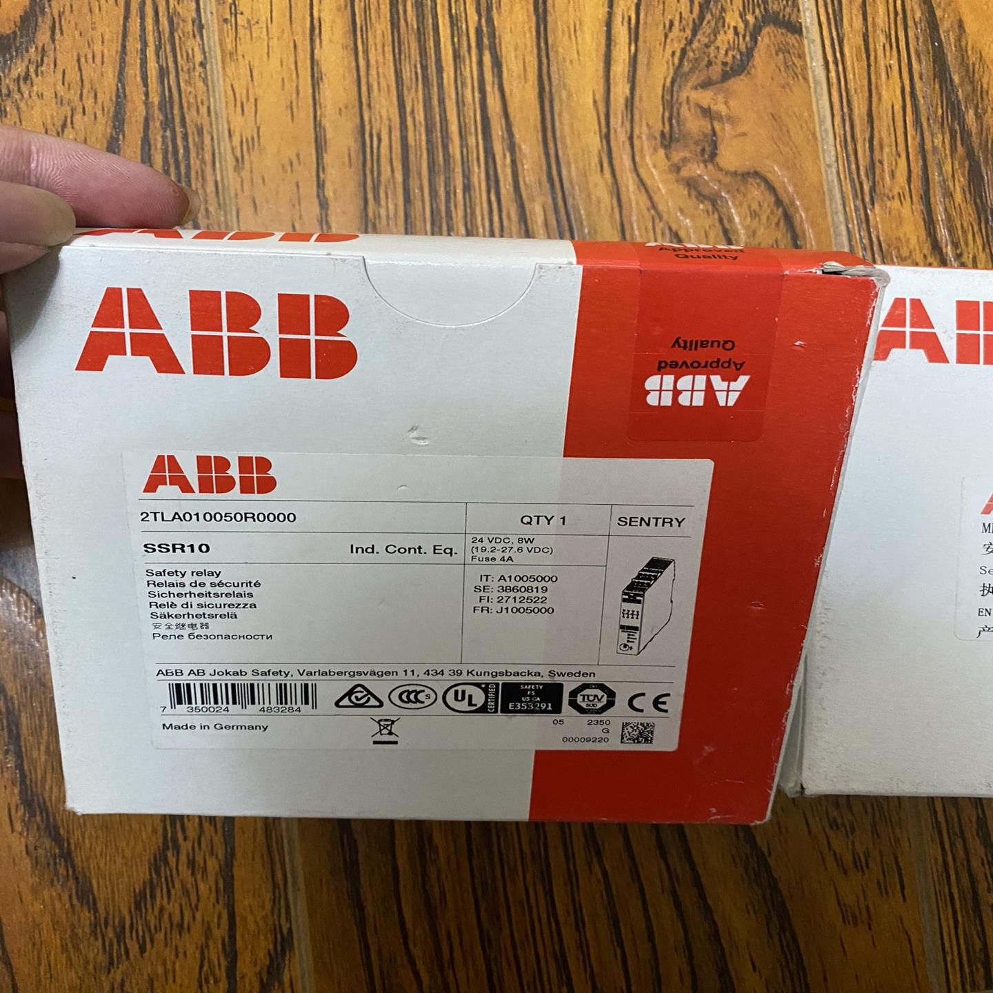 Sentry SSR10 24VDC正品ABB Jokab安