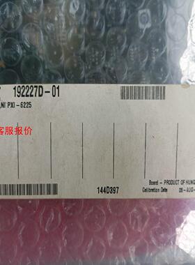 美国NⅠ PXI-6225 779296-01多功能数据采集