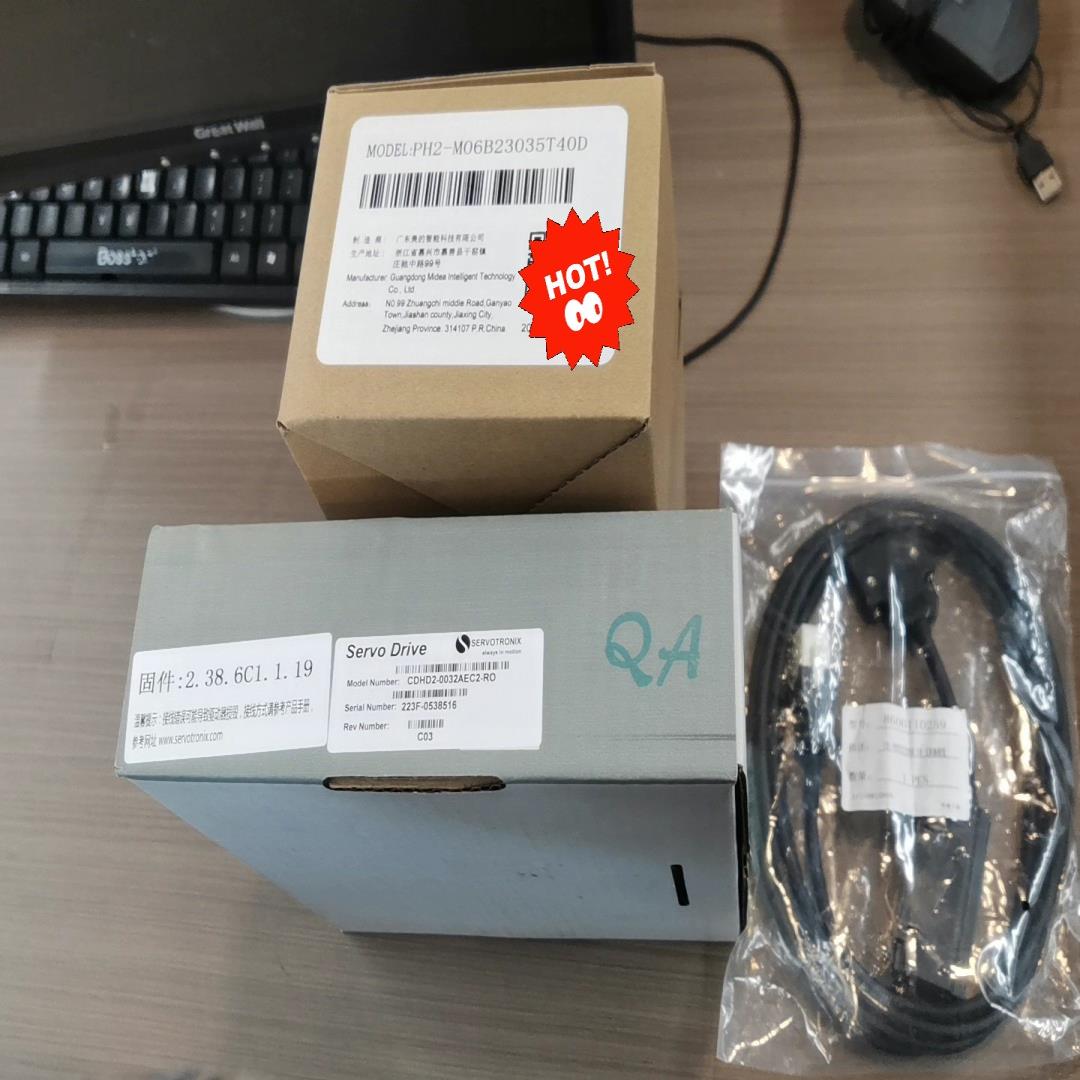 高创伺服驱动器D2，电机PH2-M06B23035T40D，