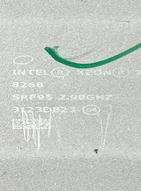 铂金 8268 CPU 正式版 主频2.9G 24核心48线