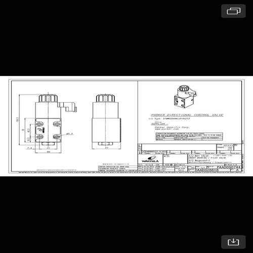 （设备配件）wingd主机电磁阀daad028818，parker，d1