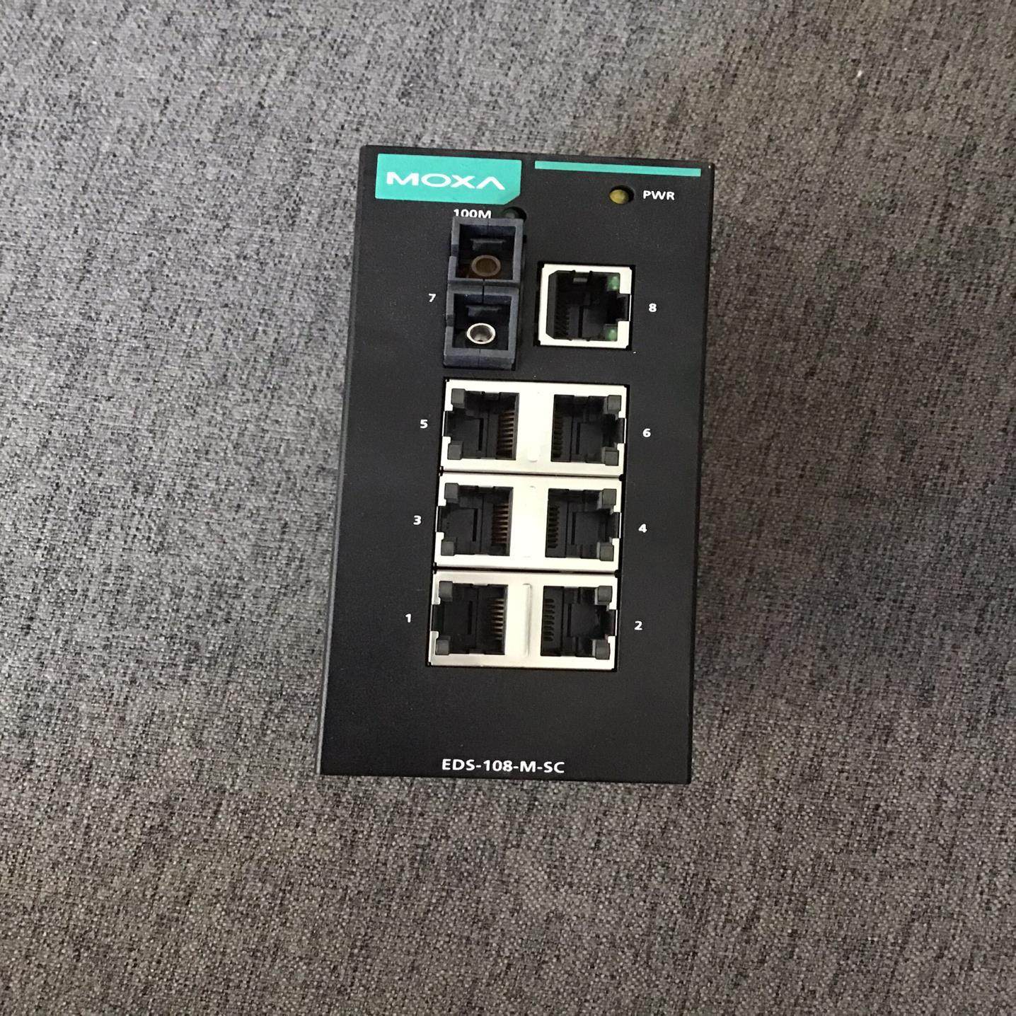 摩莎MOXA EDS-108-M-SC交换机