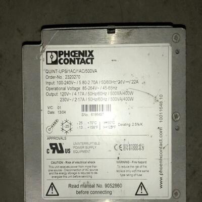电源菲尼克斯电源 2320270 QUINT-UPS/1AC
