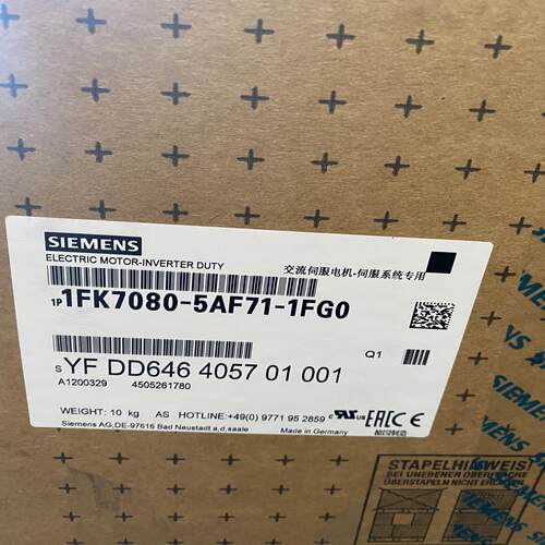 （设备配件）1FK7080-5AF71-1FG0同步伺服电机西门子2.1