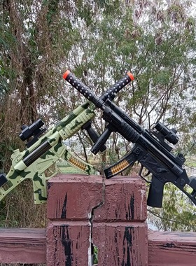 创利达电动MP5玩具枪振动八音AR15冲锋抢旋转模型灯光儿童玩具