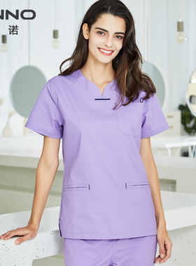 安诺手术服洗手衣医护弹力制服医生服护士服牙科手术室工作服女装