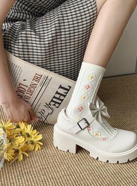 男生大码伪娘jk皮鞋lolita洛丽塔鞋lo鞋40-43变装玛丽珍女装大佬