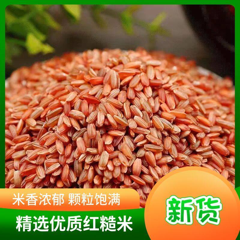 红米大米长粒红米农家米食用粗粮糙米新米红硬米五谷杂粮香米