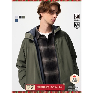 男装防风摇粒绒拉链连帽开衫/长袖外套25秋冬新款481182