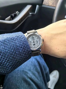 手工表带定制法国掌纹小牛皮时尚男女适用手表配件通用针扣包邮