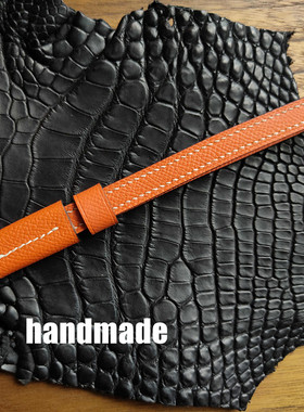 手工相机腕带定制法国掌纹小牛皮挂绳单反背带复古大象灰色包邮