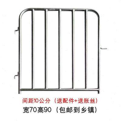肥猪栏门定做猪圈门护栏热镀锌钢管仔猪母猪栏舍门加密限位栏门