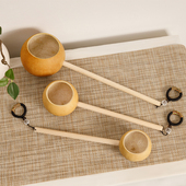 天然葫芦水瓢家用舀米盛面盛水勺创意茶勺酒勺功夫茶具葫芦工艺品