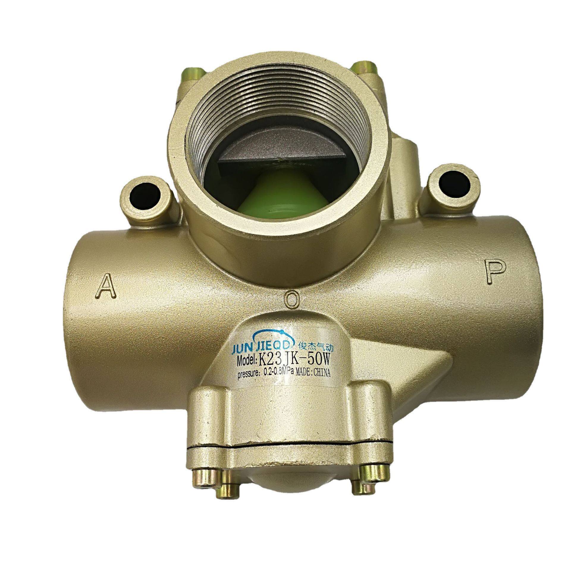 无锡气动换向阀k23jk-40w/25w/15w/50w三通气控阀 气控截止阀