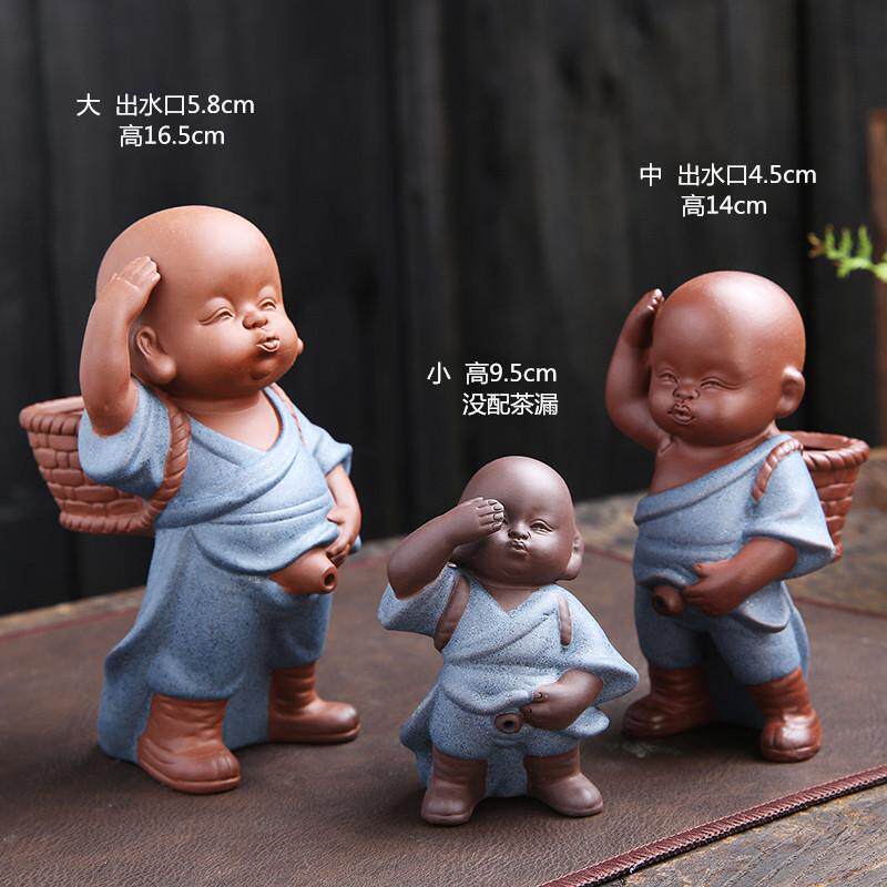 .撒尿茶童紫砂茶宠泡茶s童子尿茶壶小孩尿尿茶具小人尿童小和尚摆