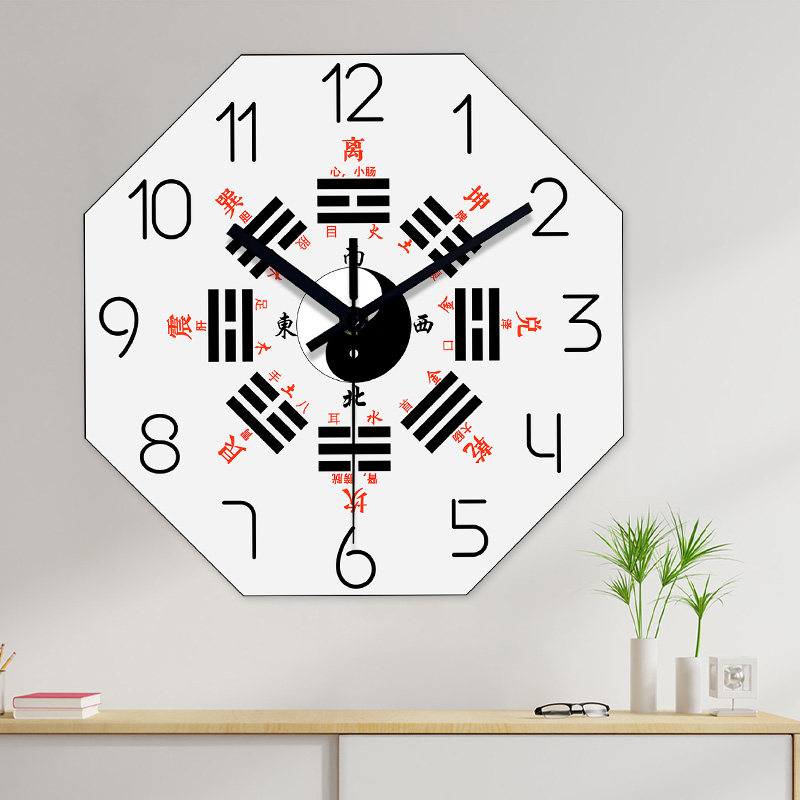 子午流注钟表中医养生挂钟