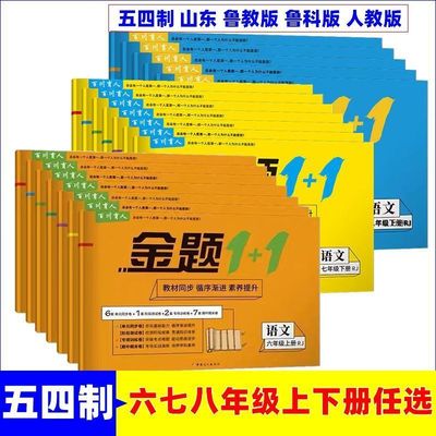 五四制六七八年级初中测试卷全套上下册试卷数学英语地理鲁教版生物鲁科版同步练习册单元专项突破期中期末测评卷复习模拟试卷