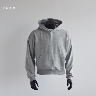 HFB短款显高重磅连帽卫衣