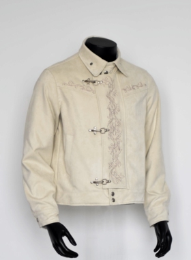 【小个子特制衣长】HFB 中式国风印花短款翻领夹克外套上衣男AC28