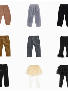 直播间专享Rylee Cru童装秋冬款裤装休闲裤牛仔裤清仓捡漏 bu退换