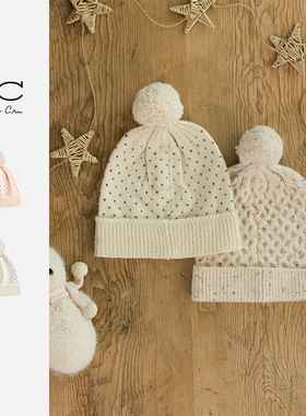 RyleeCru官方正品儿童帽子秋冬保暖针织帽25冬1上新