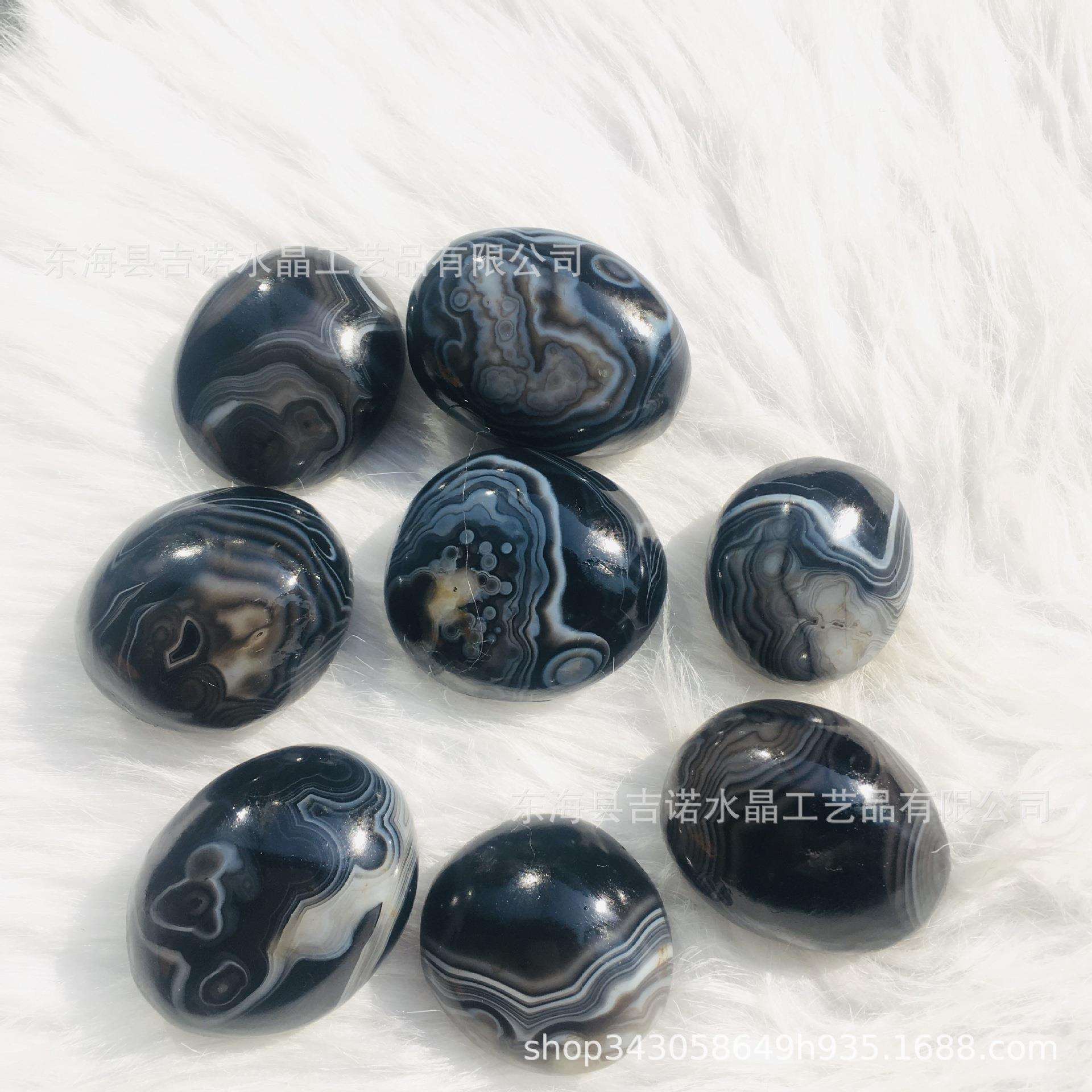 吉诺水晶水晶把玩缠丝玛瑙手把件原石打磨手疗愈合石工艺品