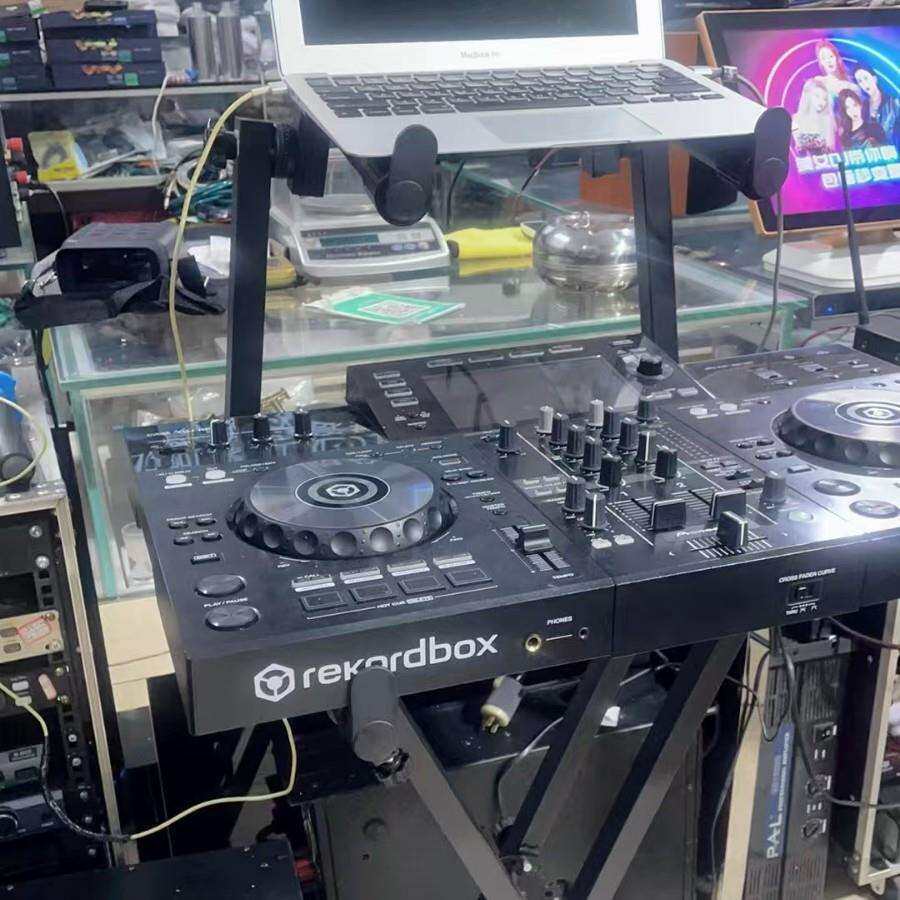 DJ打碟机支架DJ控制器支架DJ数码打碟机支架古X型双管架乐器架