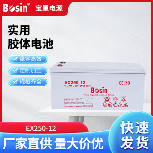 EX250AH12V铅酸免维护储能电池