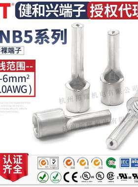 KST健和兴PTNB5-10针形裸端子PTNB5-13插针端头ULREACHCE认证