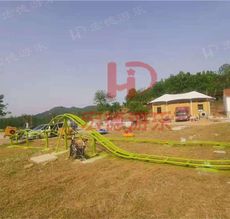 网红打卡无动力亲子过山车