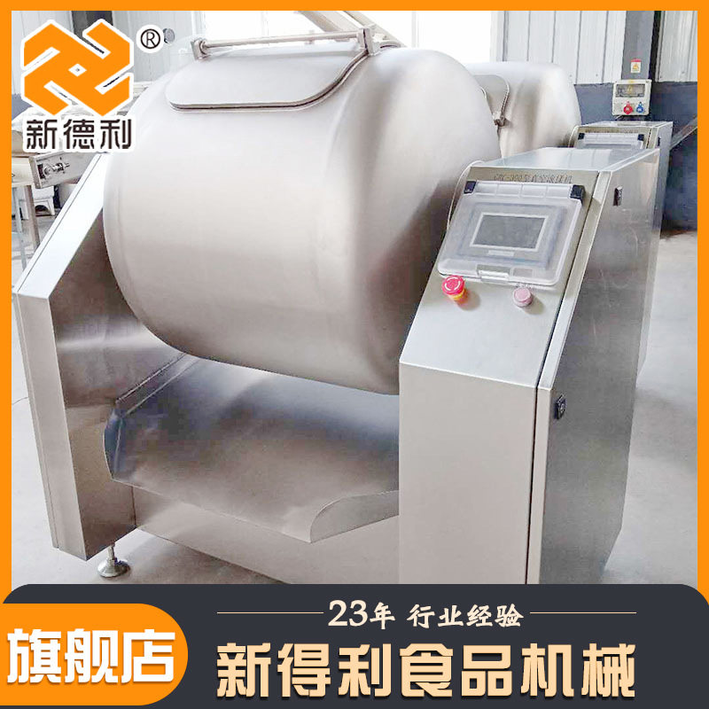 不锈钢巴沙鱼真空滚揉机全自动鸡鸭鹅腌制设备商用香肠变频腌制机