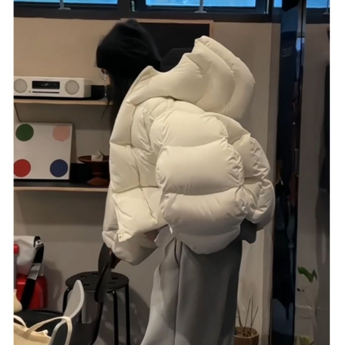 白色加厚棉服女高级感小众设计面包服今年流行短款小个子保暖外套,女装/女士精品,棉衣/棉服,淘宝优惠券,粉丝福利购,淘宝优惠卷