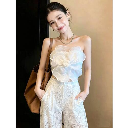 御姐时尚套装女立体花朵