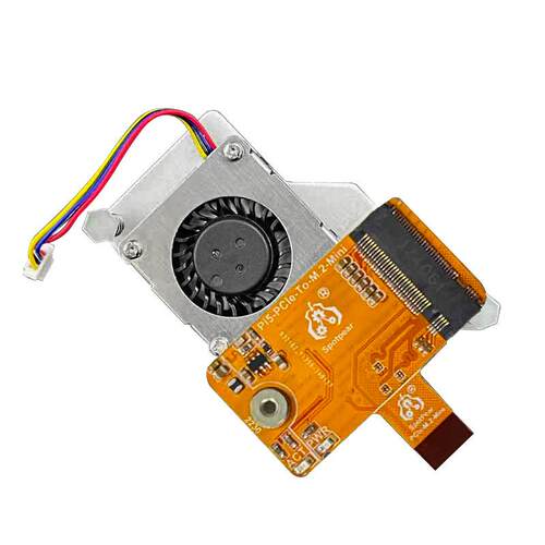 树莓派5代迷你PCIE转M.2NVME模块Pi5SSD2230固态硬盘扩展板FPC